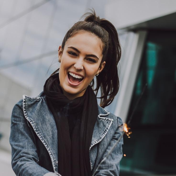 Portrait of Mia Chen, group coordinator and fusion cooking expert